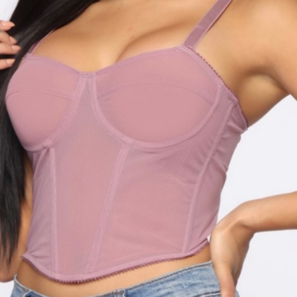Fashion Nova Never Gonna Stop Bustier Top Size XL